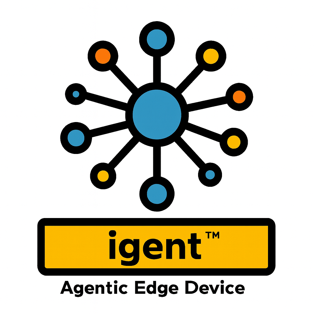 igent™ Logo: Agentic Edge Devices